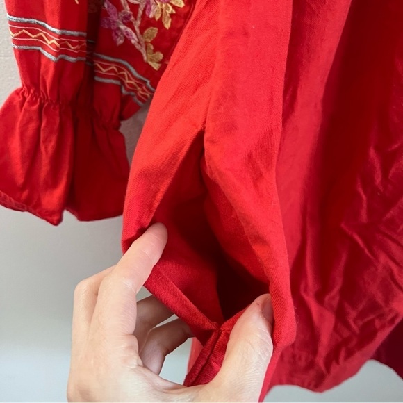 Free People Fleur Du Jour embroidered dress Small - Picture 9 of 13